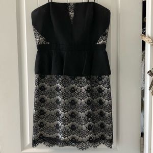 Maxandcleo Peplum lace Semi Formal Dress